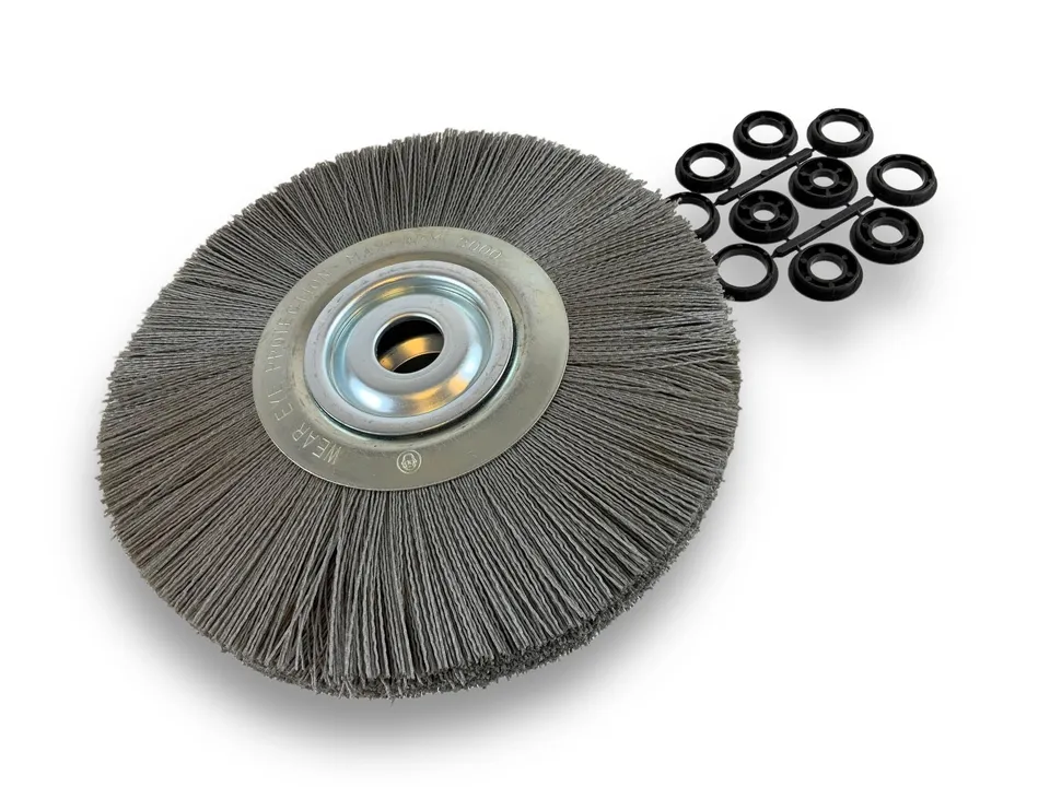kibros-brosse-circulaire-touret-nylon-grain-120-300-mm-2-rangs image 1