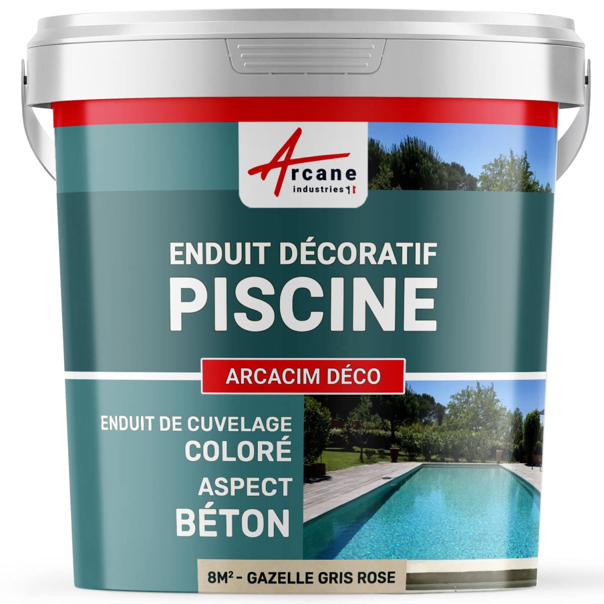 arcane-arcacim-enduit-piscine-b-ton-cir-16-m-caramel-marron image 5