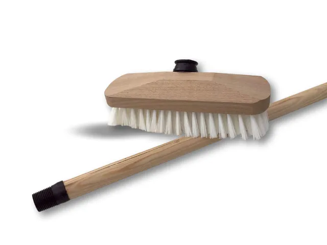 kibros-lave-pont-22-cm-balai-brosse-blanc-manche-bois-1-25-m-x1 image 1