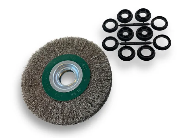 kibros-brosse-circulaire-touret-inox-dur-175-mm-2-rangs-x1 image 1