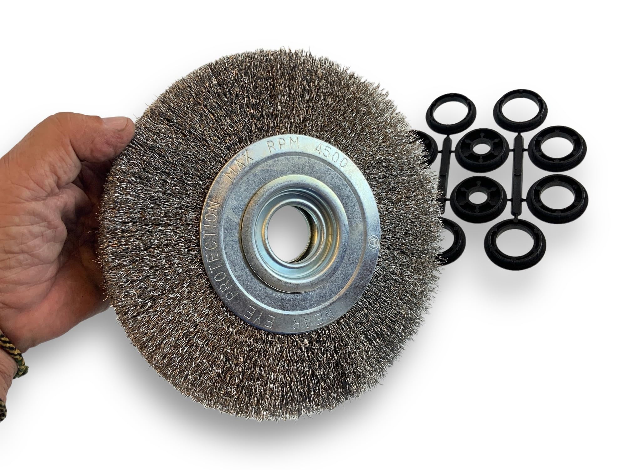 kibros-brosse-circulaire-touret-inox-200-mm-2-rangs image 3