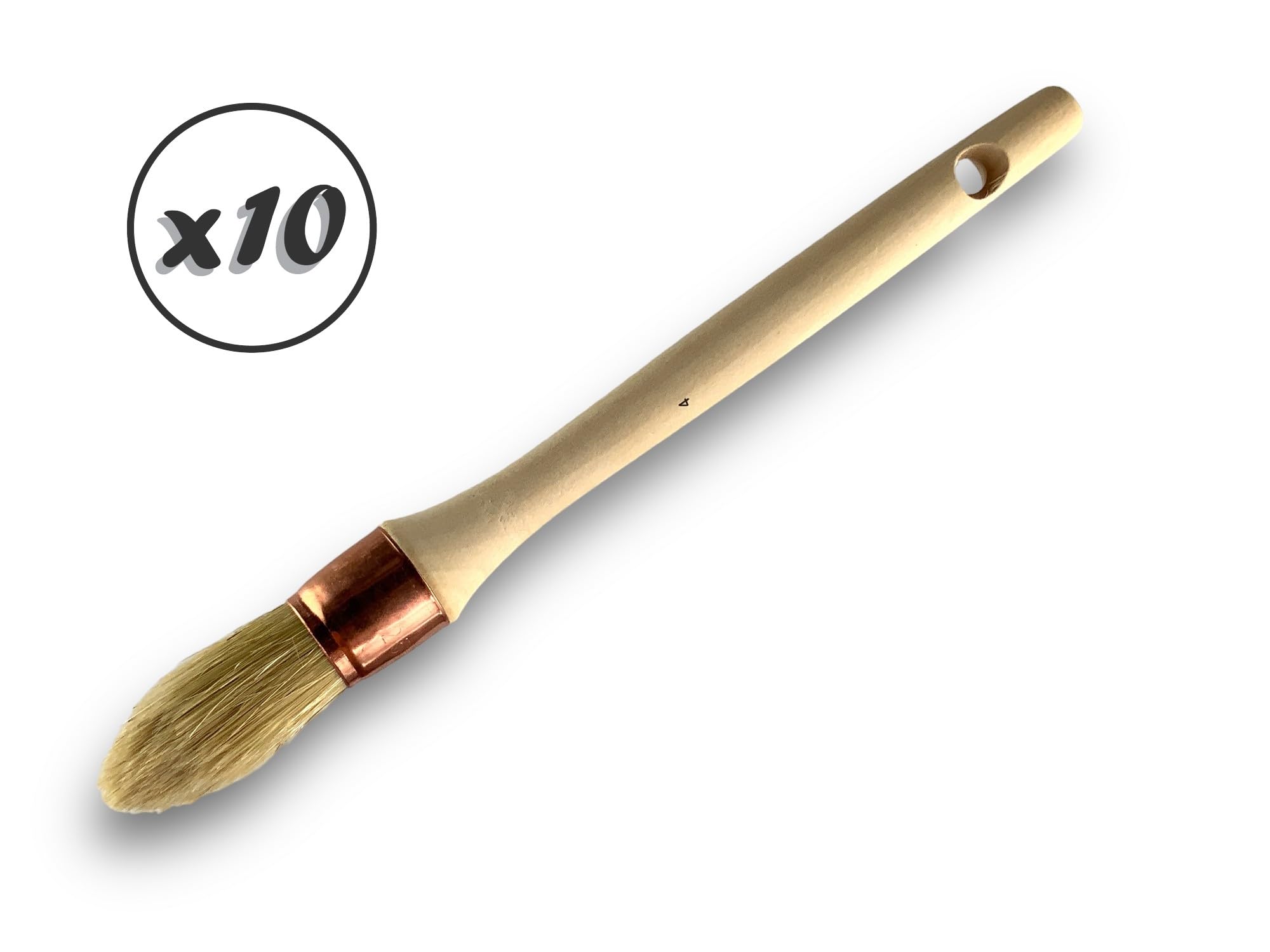 kibros-travaux-de-peinture-lot-10-pinceaux-pouce-soie-25-mm image 2
