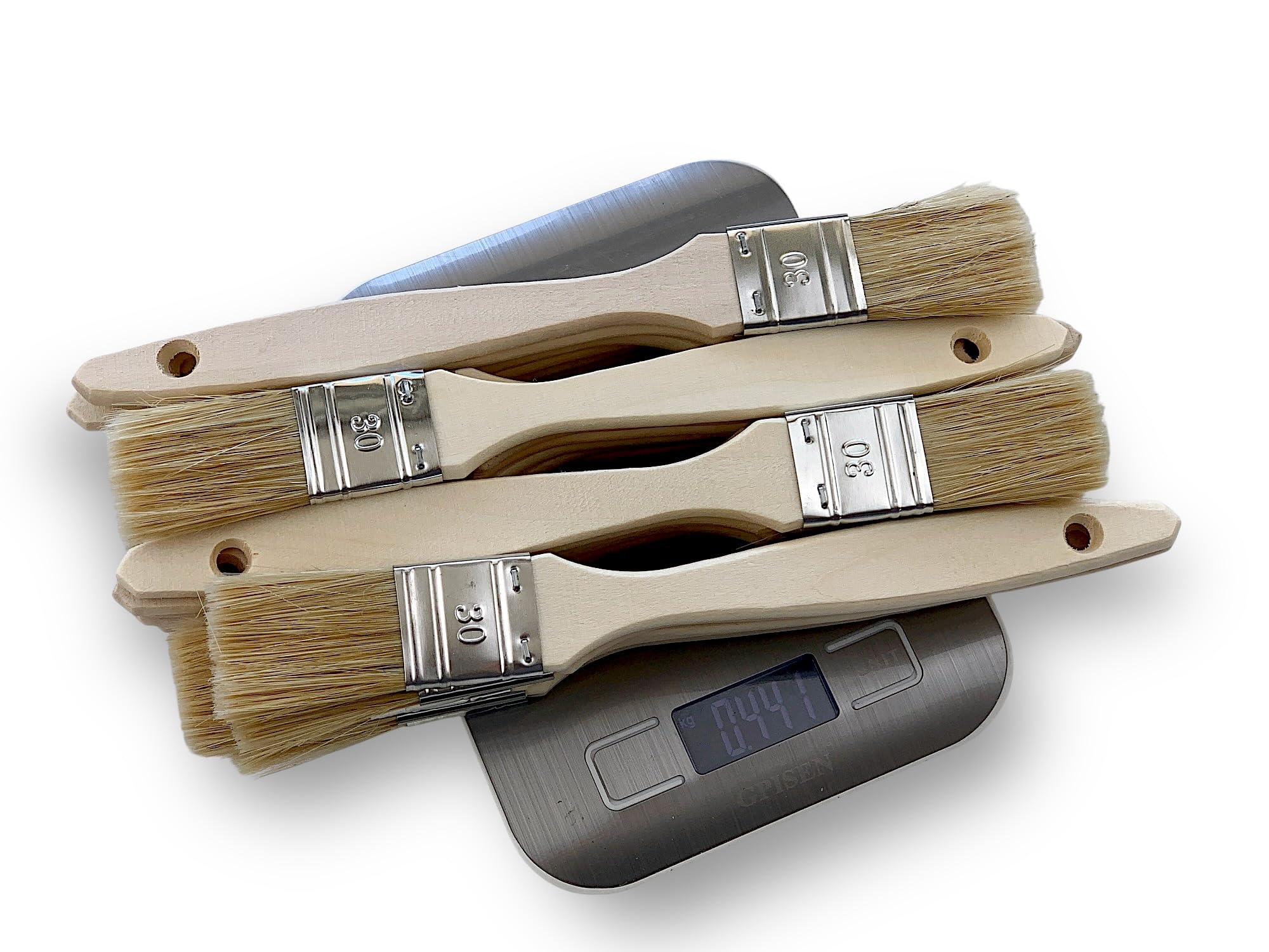 kibros-travaux-de-peinture-pinceau-queue-de-morue-30-mm-lot-24-soie image 7