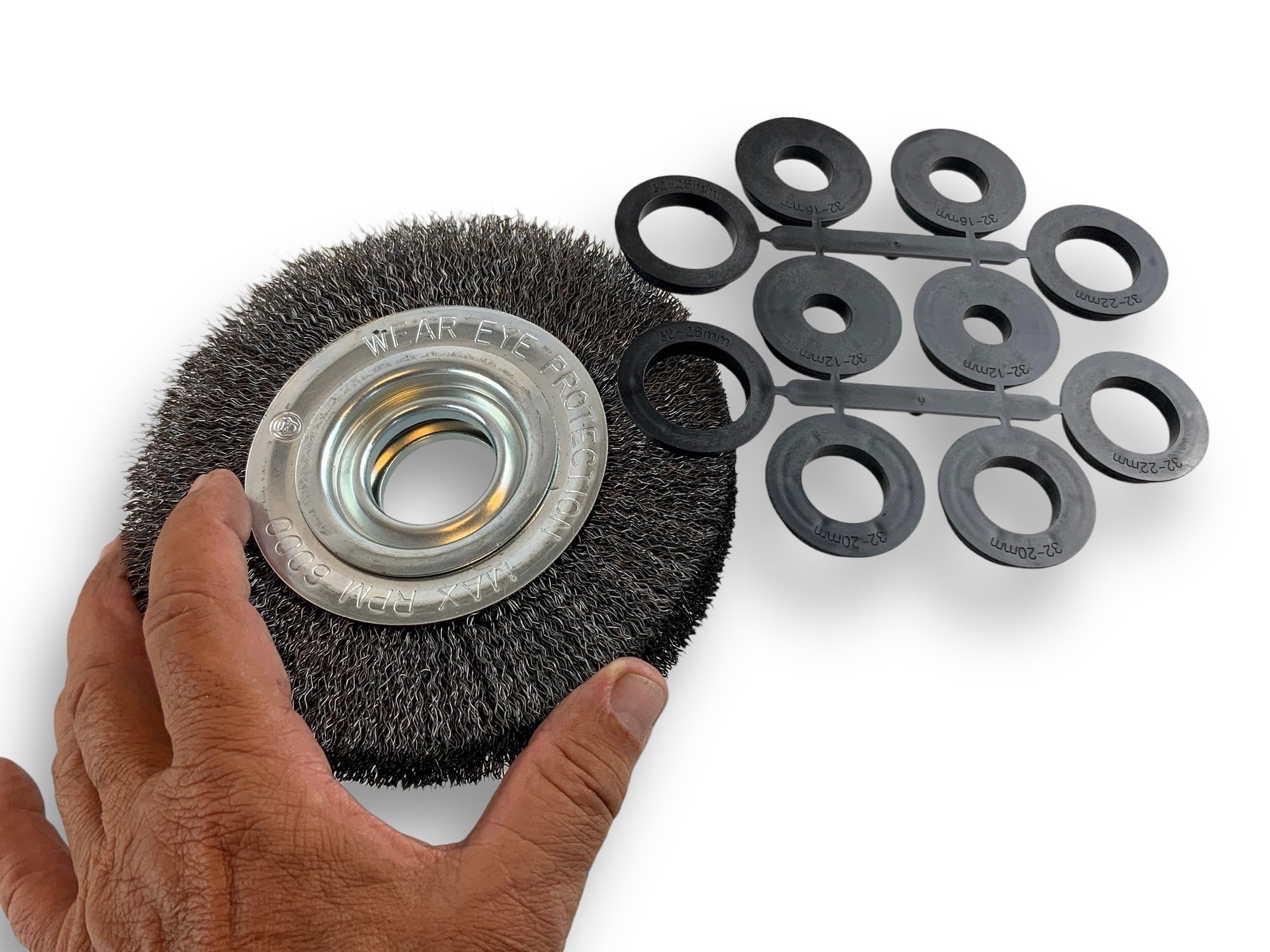 kibros-brosse-circulaire-acier-150-mm-3-rangs-fil-dur image 4