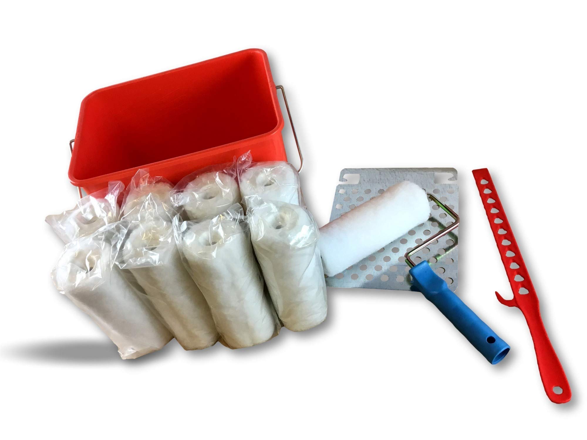 kibros-peinture-kit-9-rouleaux-polyester-poils-longs-seau-10-l image 3