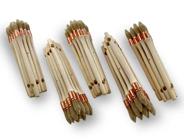 kibros-travaux-de-peinture-pinceau-rechampir-15-mm-lot-50-soie-blanche image 1