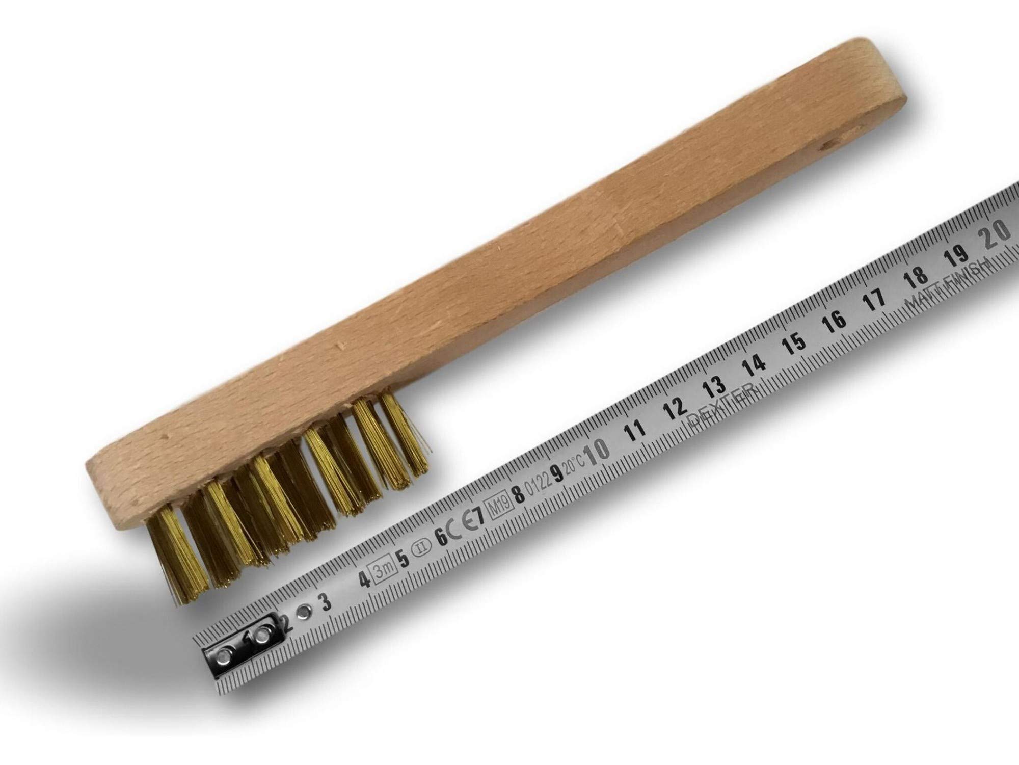 kibros-brosse-bougie-laiton-16-trous-manche-bois-unit image 6