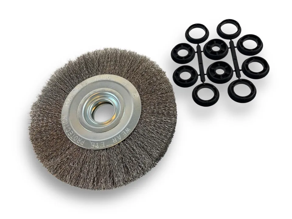 kibros-brosse-circulaire-touret-inox-200-mm-2-rangs image 1