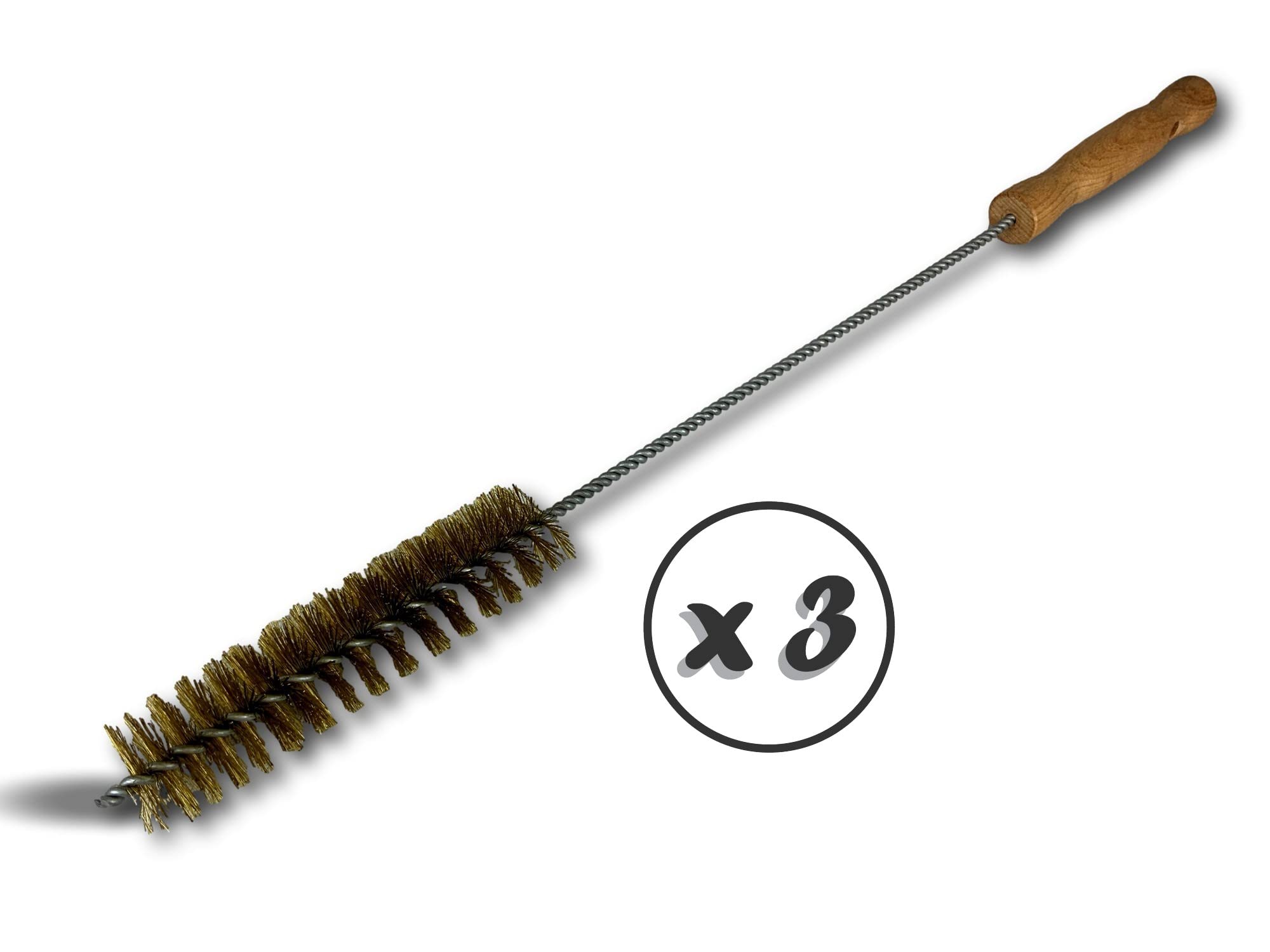 kibros-goupillons-chauffage-manche-bois-40-mm-lot-de-3-acier image 2