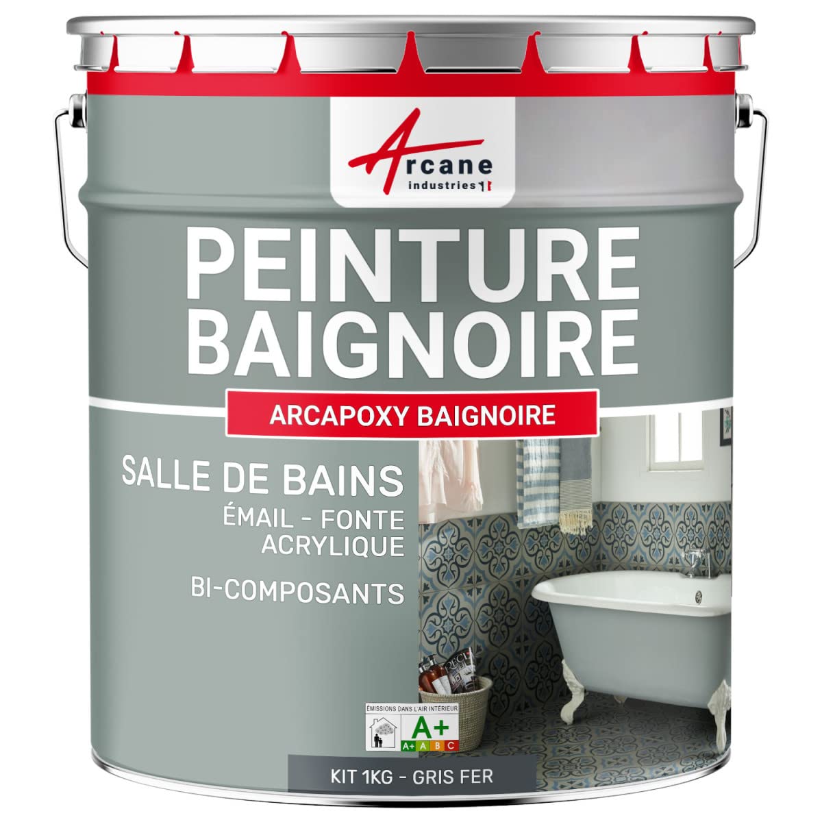 arcane-arcapoxy-peinture-baignoire-blanc-ral-9003-1-kg image 8