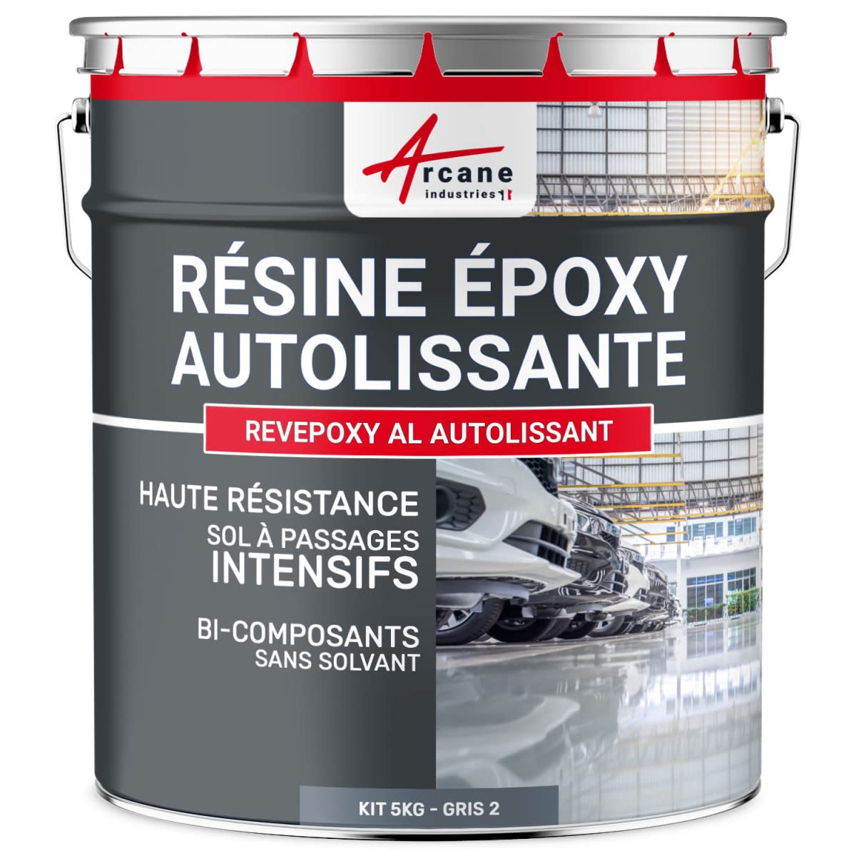 arcane-arcapoxy-r-sine-poxy-sol-5-kg-telegris-2-ral-7046 image 1