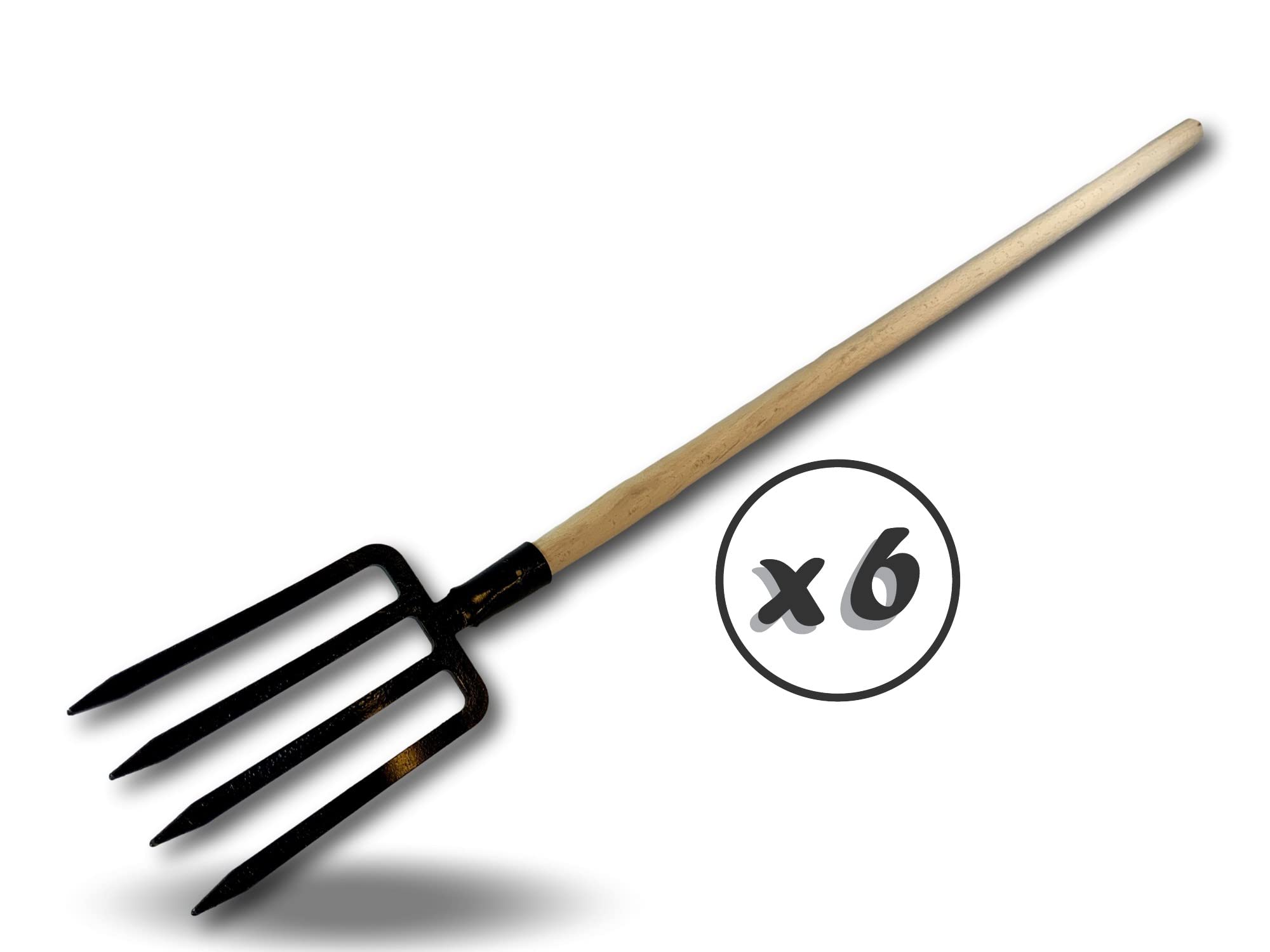 kibros-lot-6-fourches-b-che-4-dents-manche-120-cm image 2