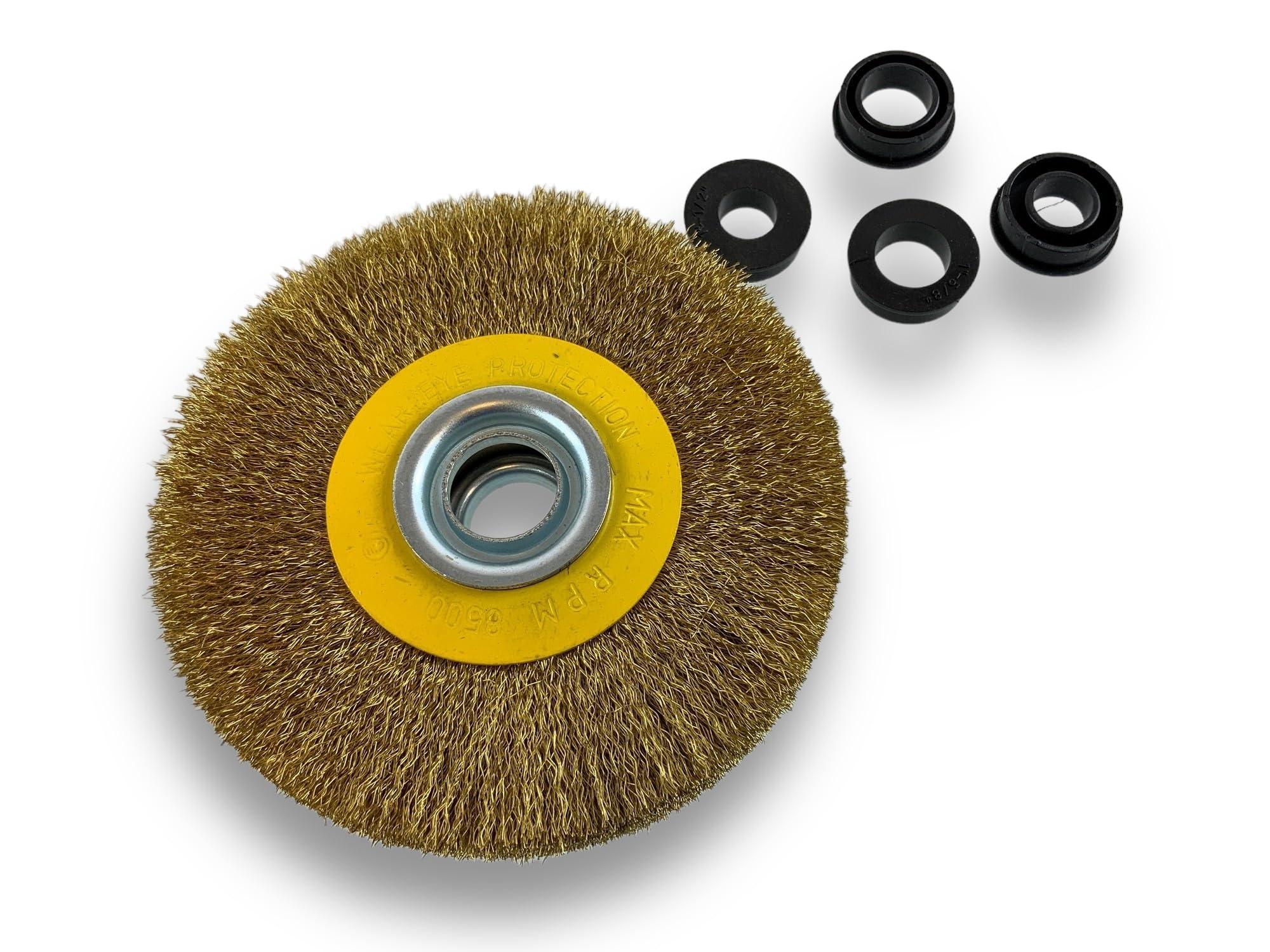 kibros-brosse-circulaire-touret-laiton-souple-125-mm-3-rangs image 1