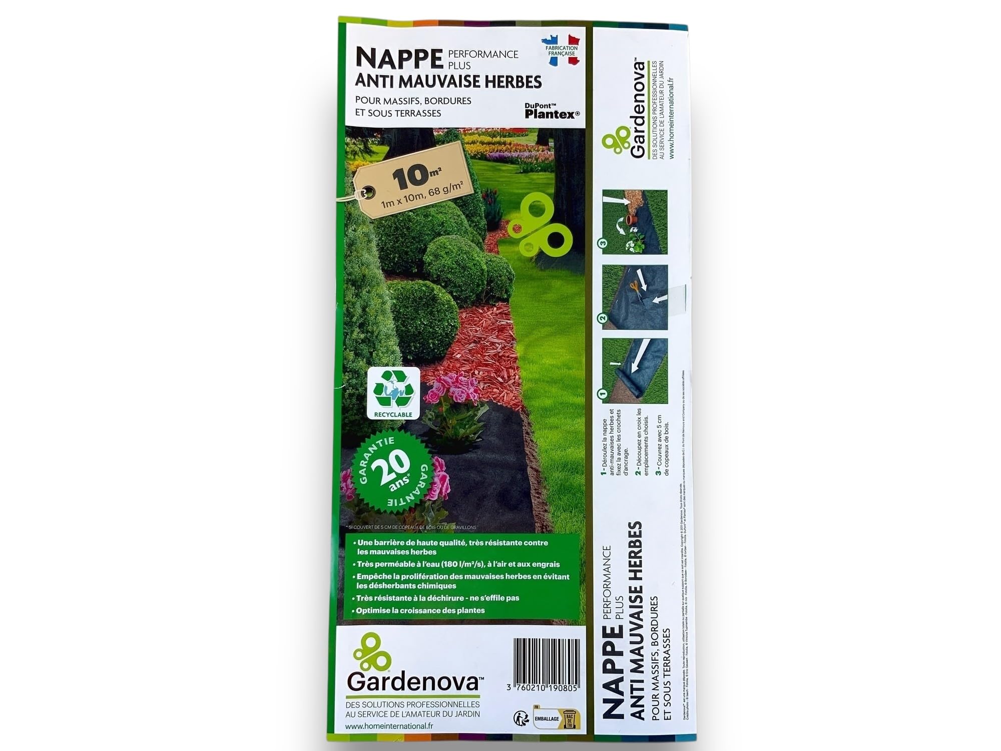 kibros-jardinage-nappe-paillage-brune-125-g-m-10x1-m-10-agrafes image 7