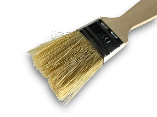 kibros-travaux-peinture-lot-12-pinceaux-queue-de-morue-30-mm-soie-blanche image 8