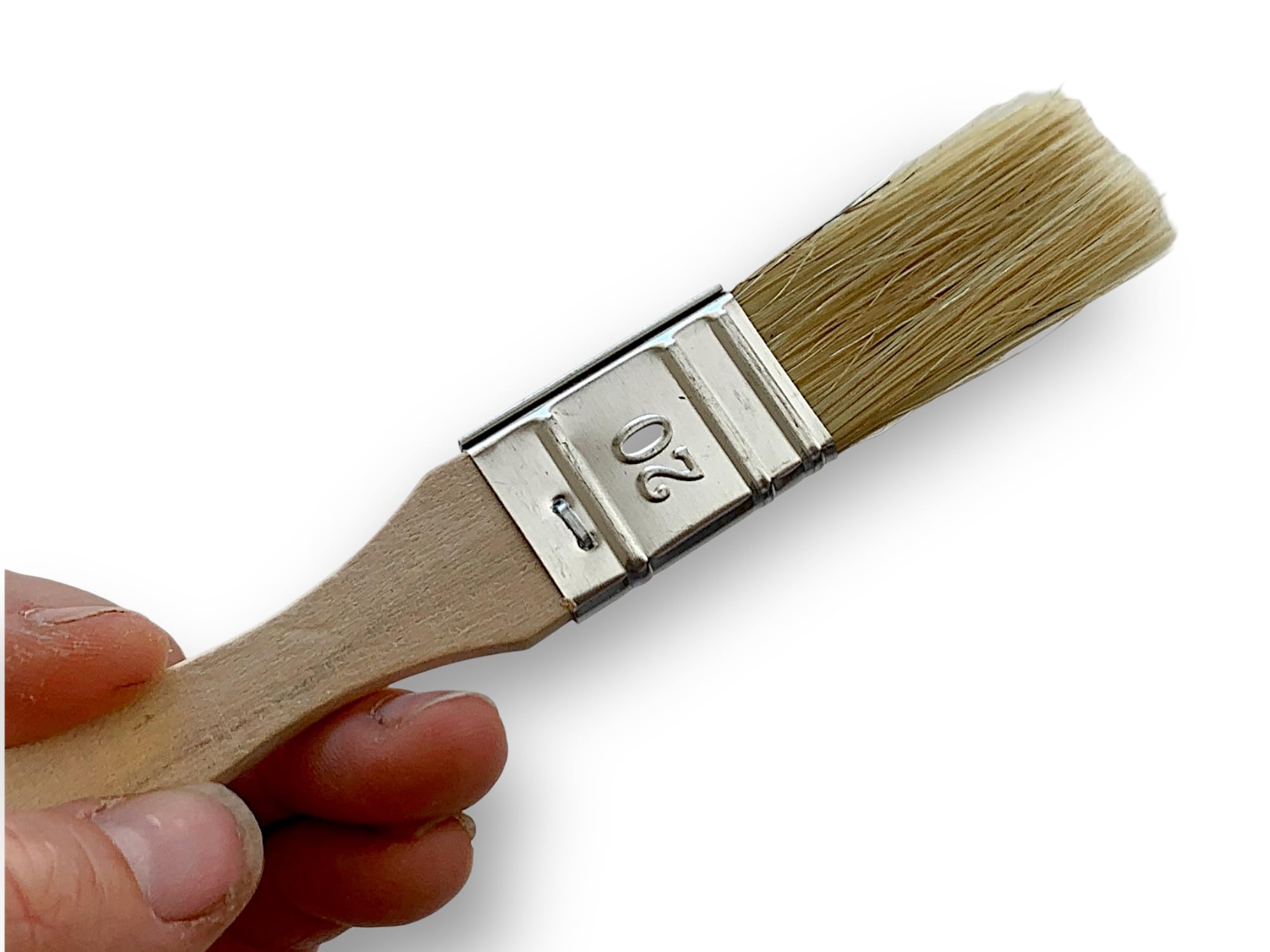 kibros-travaux-de-peinture-320-20x24-lot-24-pinceaux-plats-20-mm-soie-blanche image 5