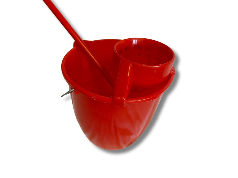 kibros-kit-lave-sol-seau-essoreur-12-l-mop-rouge image 5