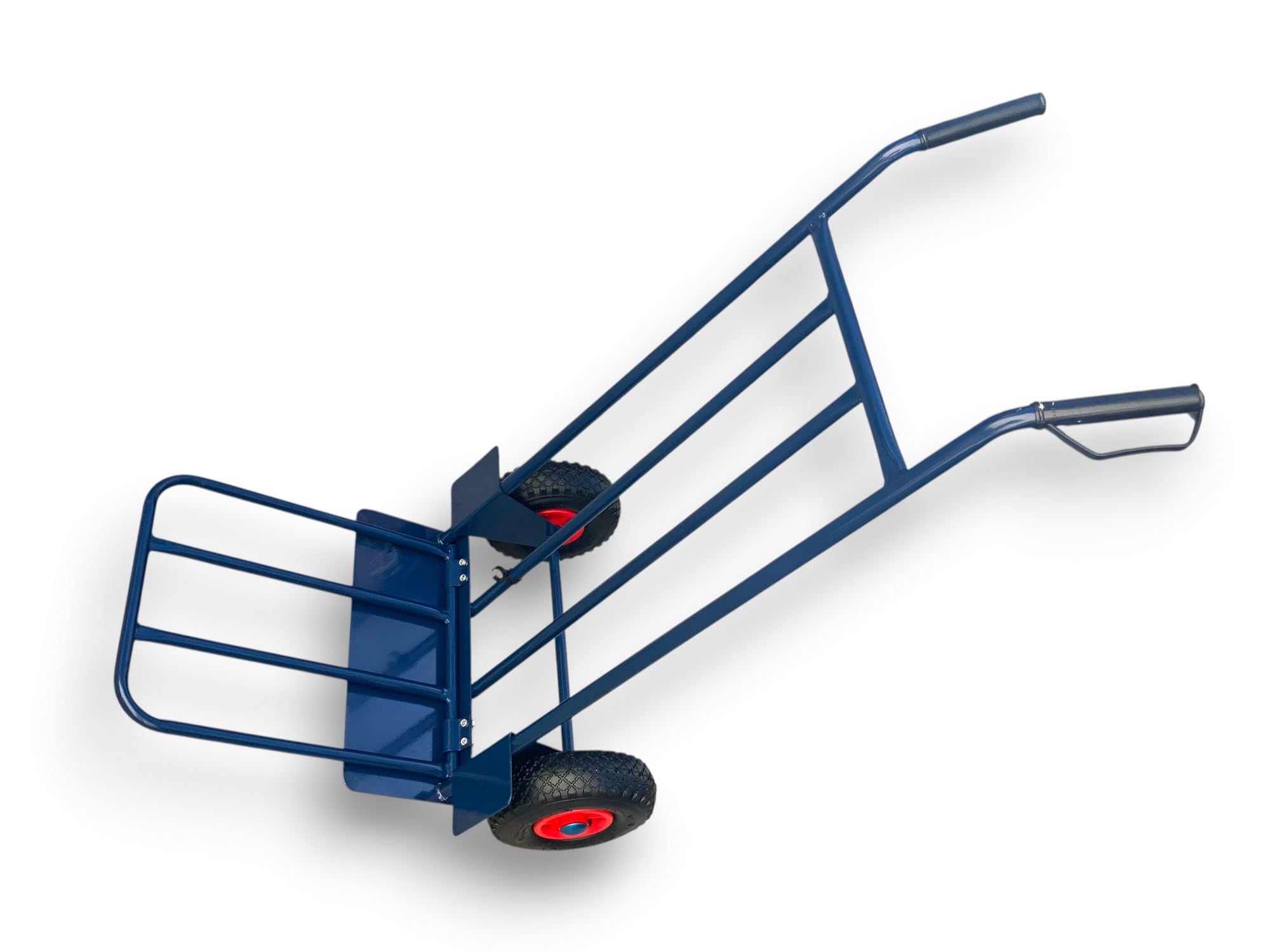 kibros-jardinage-chariot-diable-bleu-180-kg-plateau-pivotant image 1