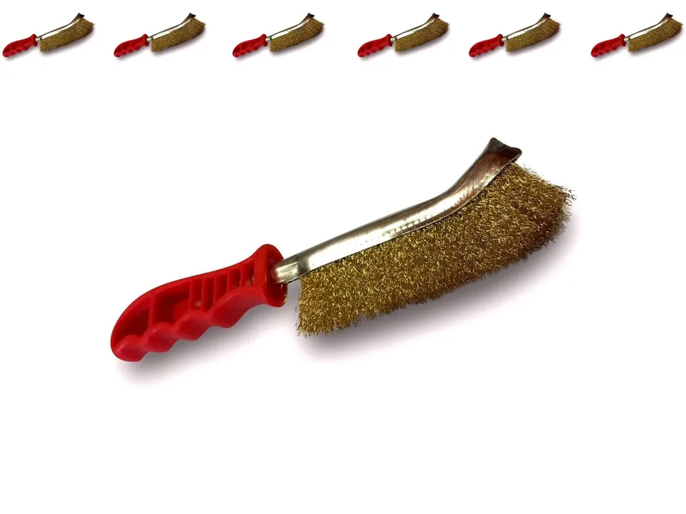 kibros-brosses-main-convexes-acier-laitonn-brosse-lot-6 image 1